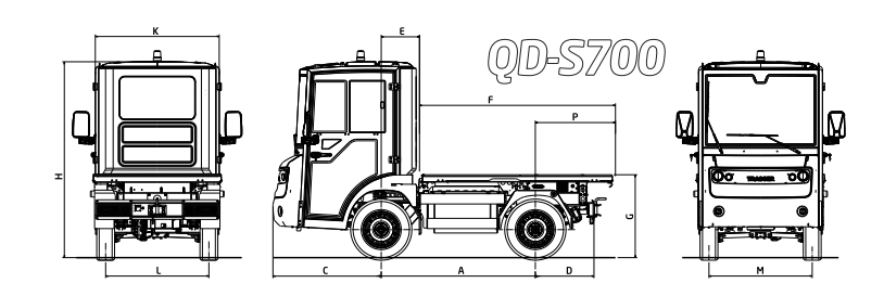 Electric vehicles QD-S700